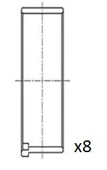Ložisko ojnice FAI AutoParts BB2054-STD