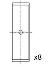 Connecting Rod Bearing Shell FAI AutoParts BB2063-STD