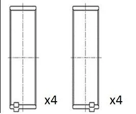 Ložisko ojnice FAI AutoParts BB2167-STD