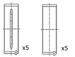 Alkūninio veleno indėklas FAI AutoParts BM1057-STD