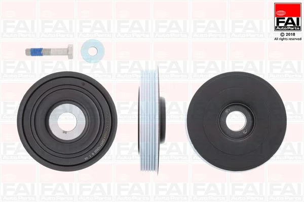 Belt Pulley Set, crankshaft FAI AutoParts FVD1011K