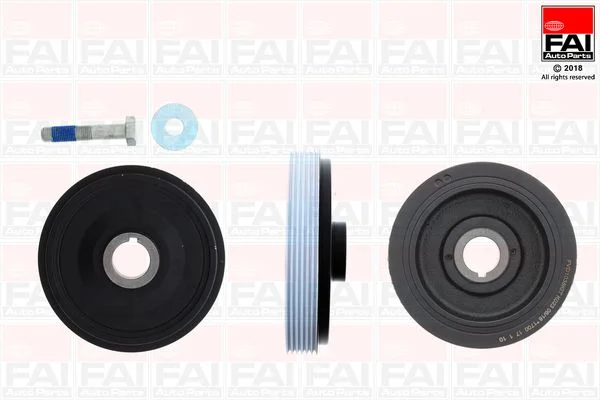 Belt Pulley Set, crankshaft FAI AutoParts FVD1038K
