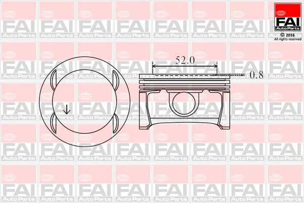 Piest FAI AutoParts PK11-000