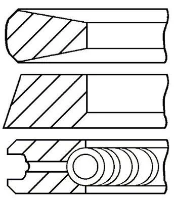 Sada piestnych krúžkov FAI AutoParts PR25-000