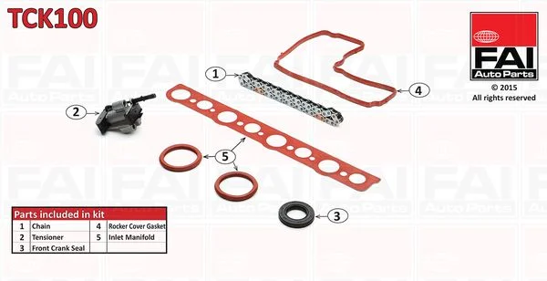 Sada rozvodových reťazí FAI AutoParts TCK100