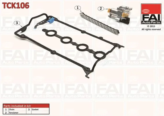 Sada rozvodových reťazí FAI AutoParts TCK106
