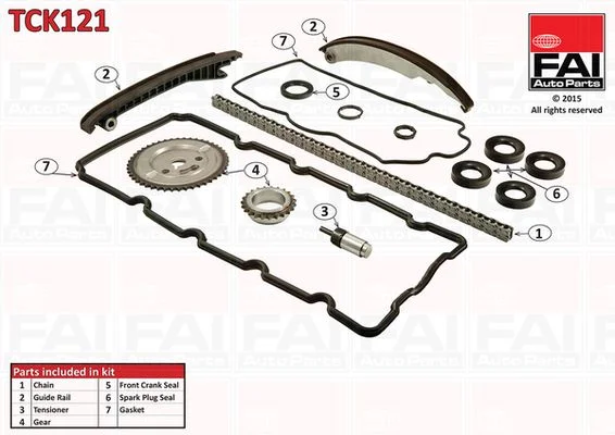 Sada rozvodových reťazí FAI AutoParts TCK121