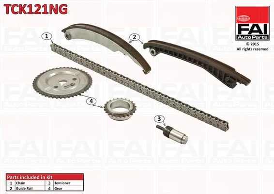 Sada rozvodových reťazí FAI AutoParts TCK121NG