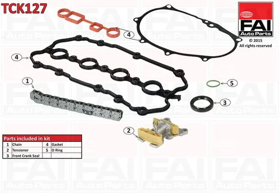 Sada rozvodových reťazí FAI AutoParts TCK127