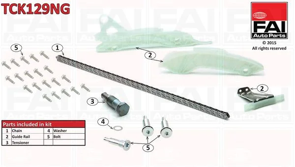 Sada rozvodových reťazí FAI AutoParts TCK129NG