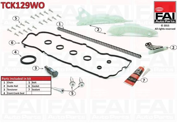 Sada rozvodových reťazí FAI AutoParts TCK129WO