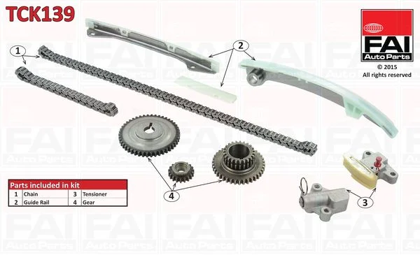 Sada rozvodových reťazí FAI AutoParts TCK139