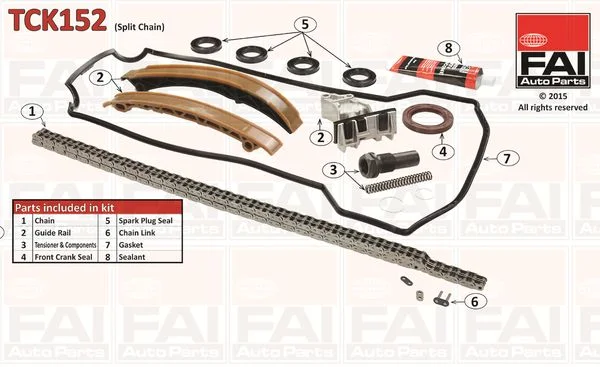 Sada rozvodových reťazí FAI AutoParts TCK152