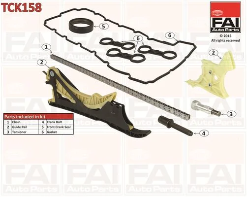 Sada rozvodových reťazí FAI AutoParts TCK158