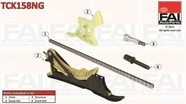 Sada rozvodových reťazí FAI AutoParts TCK158NG