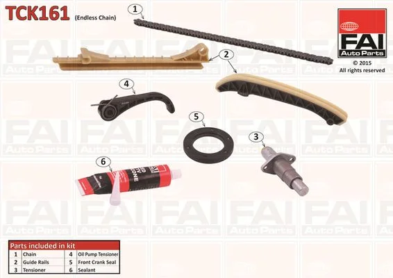 Sada rozvodových reťazí FAI AutoParts TCK161