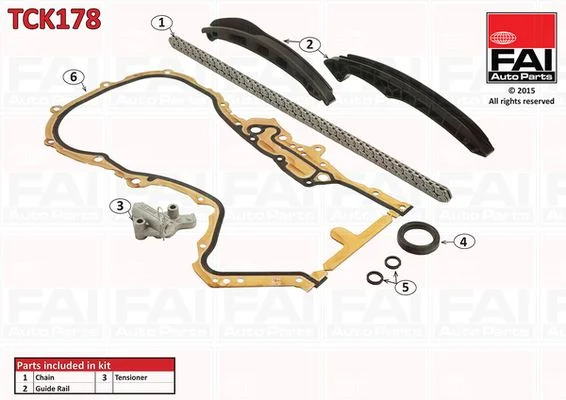 Sada rozvodových reťazí FAI AutoParts TCK178