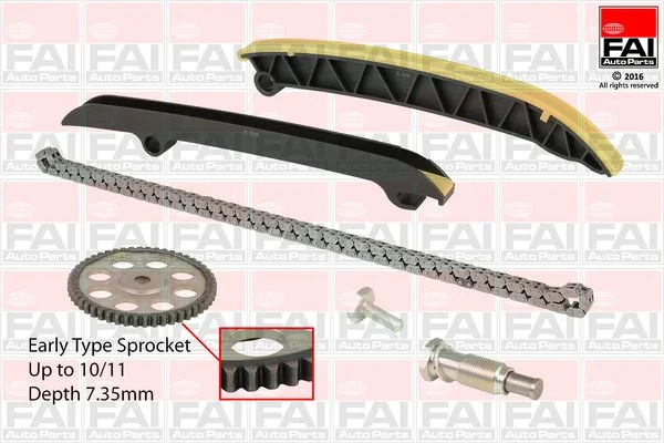 Sada rozvodových reťazí FAI AutoParts TCK208NG
