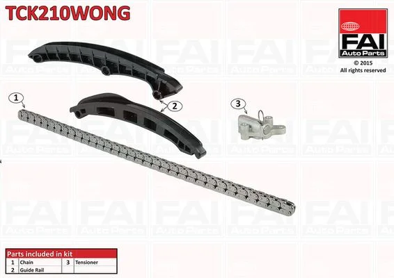 Sada rozvodových reťazí FAI AutoParts TCK210WONG