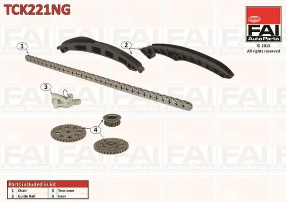 Timing Chain Kit FAI AutoParts TCK221NG