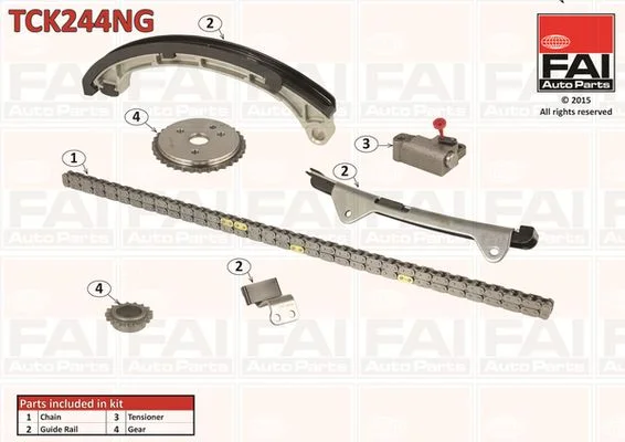 Sada rozvodových reťazí FAI AutoParts TCK244NG