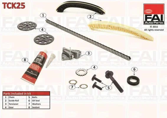 Sada rozvodových reťazí FAI AutoParts TCK25