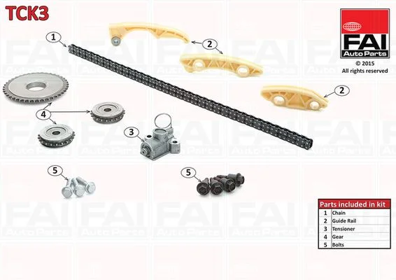 Sada rozvodových reťazí FAI AutoParts TCK3
