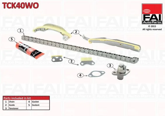 Sada rozvodových reťazí FAI AutoParts TCK40WO