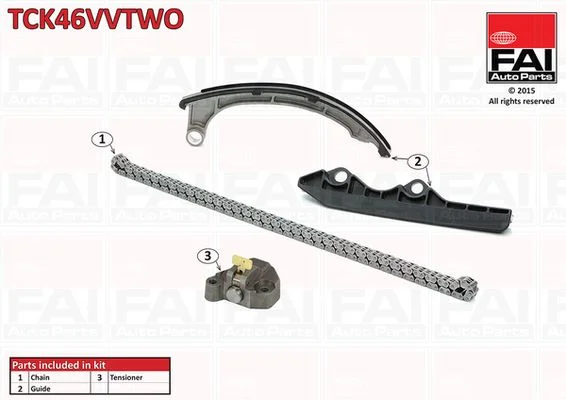 Sada rozvodových reťazí FAI AutoParts TCK46VVTWO