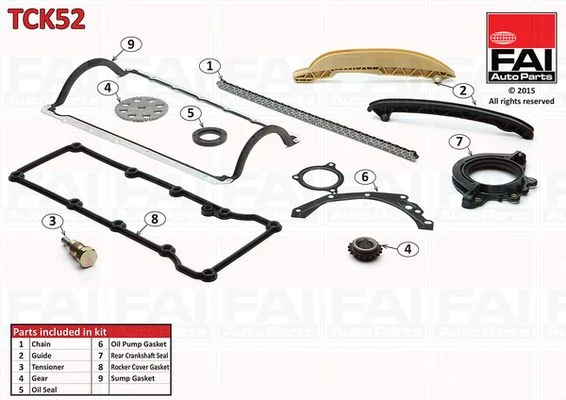 Sada rozvodových reťazí FAI AutoParts TCK52