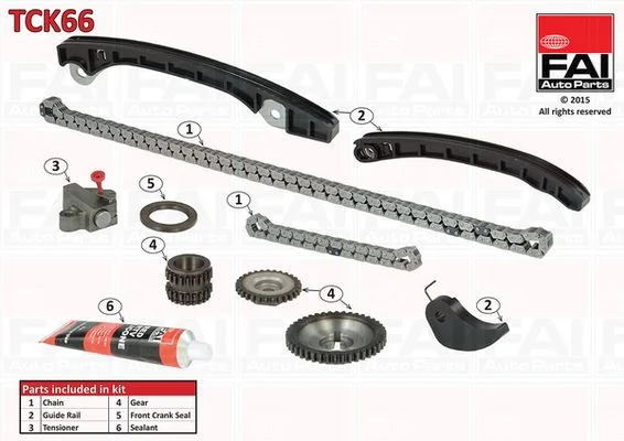 Sada rozvodových reťazí FAI AutoParts TCK66