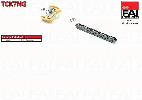 Sada rozvodových reťazí FAI AutoParts TCK7NG