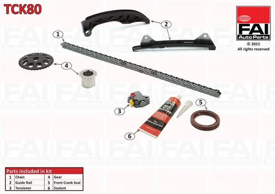Timing Chain Kit FAI AutoParts TCK80