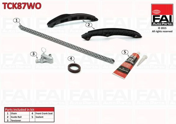 Sada rozvodových reťazí FAI AutoParts TCK87WO