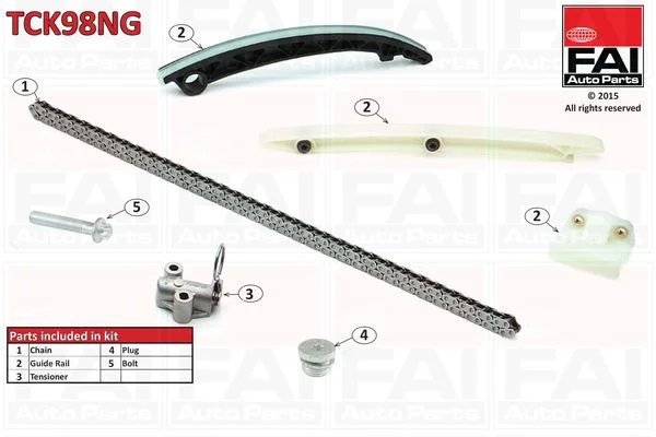 Sada rozvodových reťazí FAI AutoParts TCK98NG