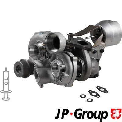 Kompresorius, įkrovimo sistema JP GROUP 1317400800