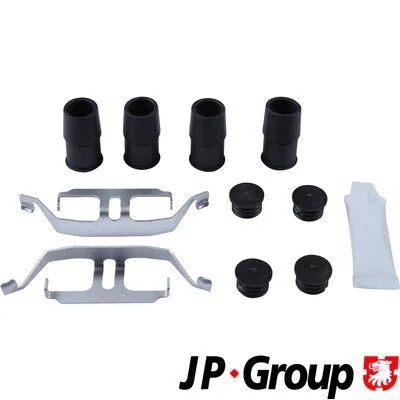 Priedų komplektas, diskinių stabdžių trinkelės JP GROUP 1464003710