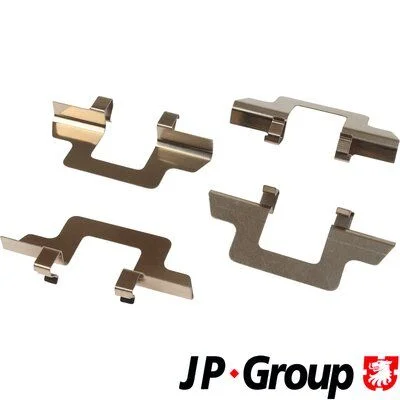 Priedų komplektas, diskinių stabdžių trinkelės JP GROUP 3164003510