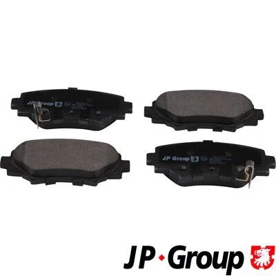 Brake Pad Set, disc brake JP GROUP 3863701110