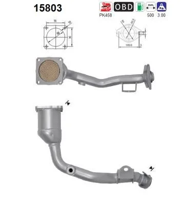 Catalytic Converter AS 15803
