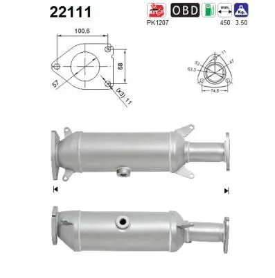 Catalytic Converter AS 22111