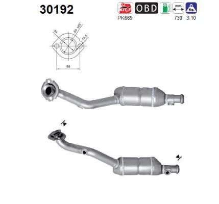 Catalytic Converter AS 30192