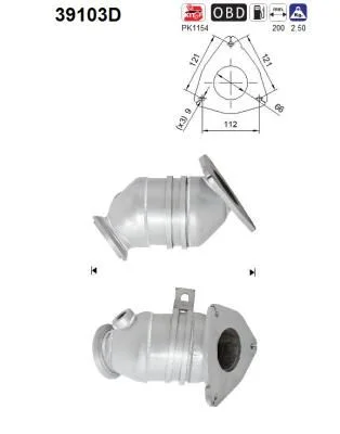Catalytic Converter AS 39103D