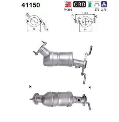 Katalizatoriaus keitiklis AS 41150