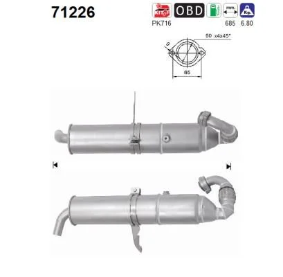 Catalytic Converter AS 71226