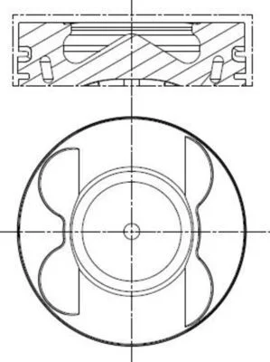 Stūmoklis MAHLE 001 PI 00178 002