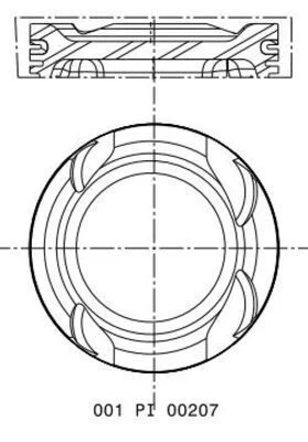 Stūmoklis  001 PI 00207 000