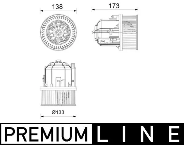 Vidaus pūtiklis  AB 437 000P