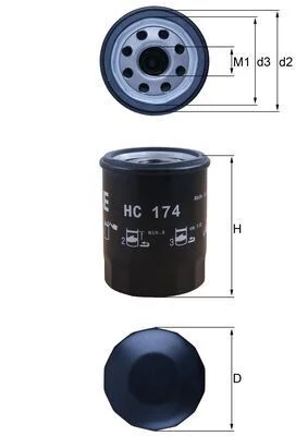 Hidraulinis filtras, automatinė transmisija  HC 174