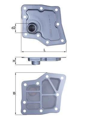 Hidraulinis filtras, automatinė transmisija mahle HX259
